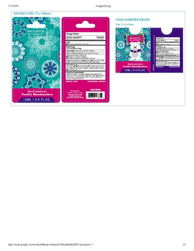 Label (Vanilla Marshmallow Label)